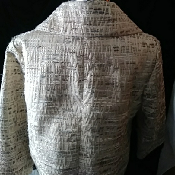 Mainbocker lined gold textured jacket-sz 8 - Picture 4 of 6